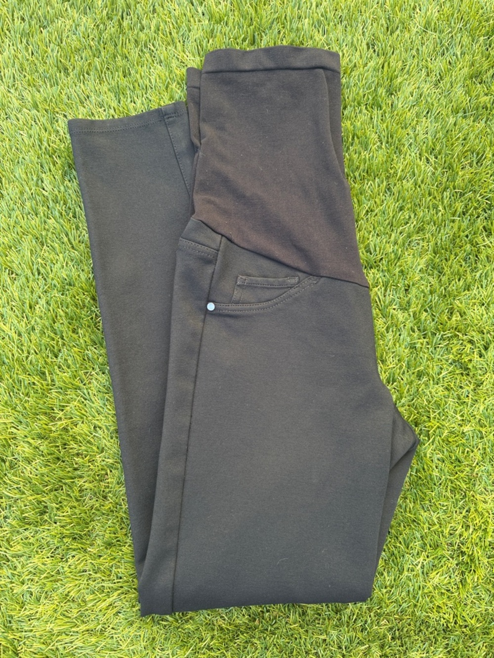 Pea in the Pod Maternity Pants – Size Small – Black Stretch Work/Casual